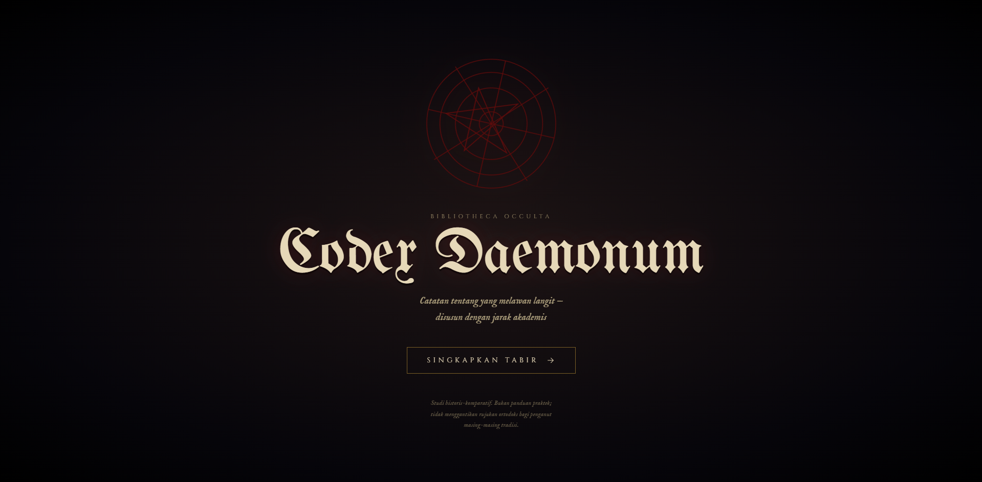 Codex Daemonum Project