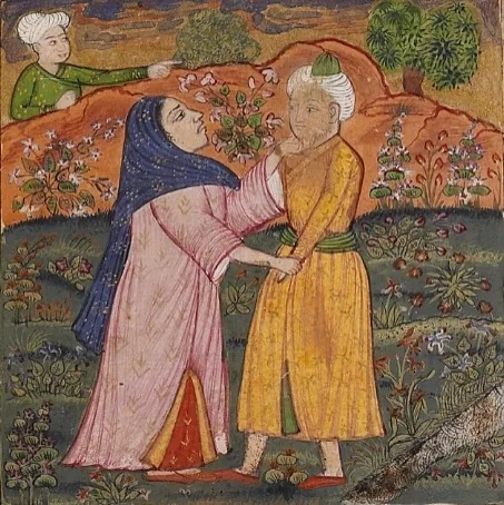 Ilustrasi Si'lah dalam mitologi Arab