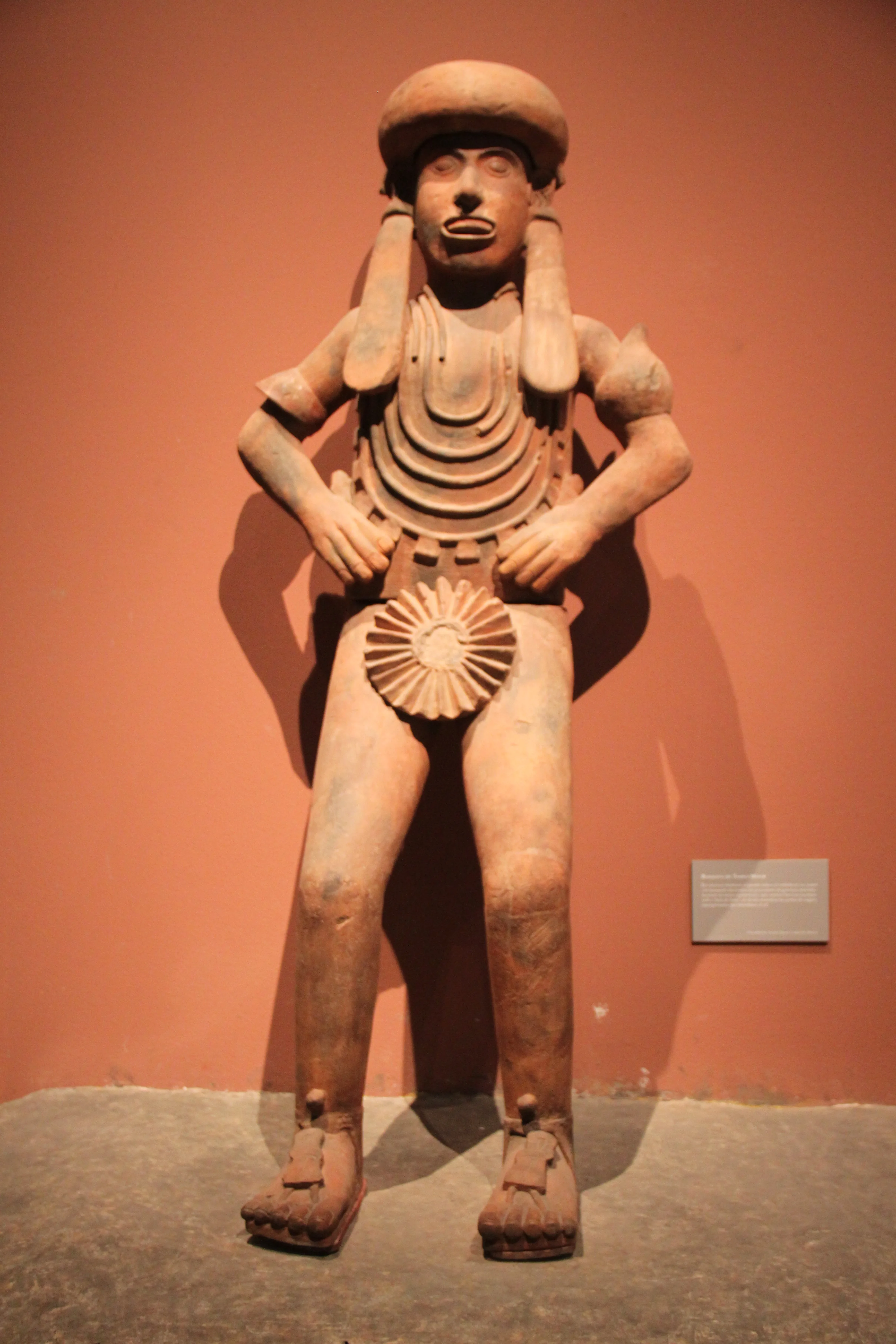 Mictlantecuhtli — life-size clay image