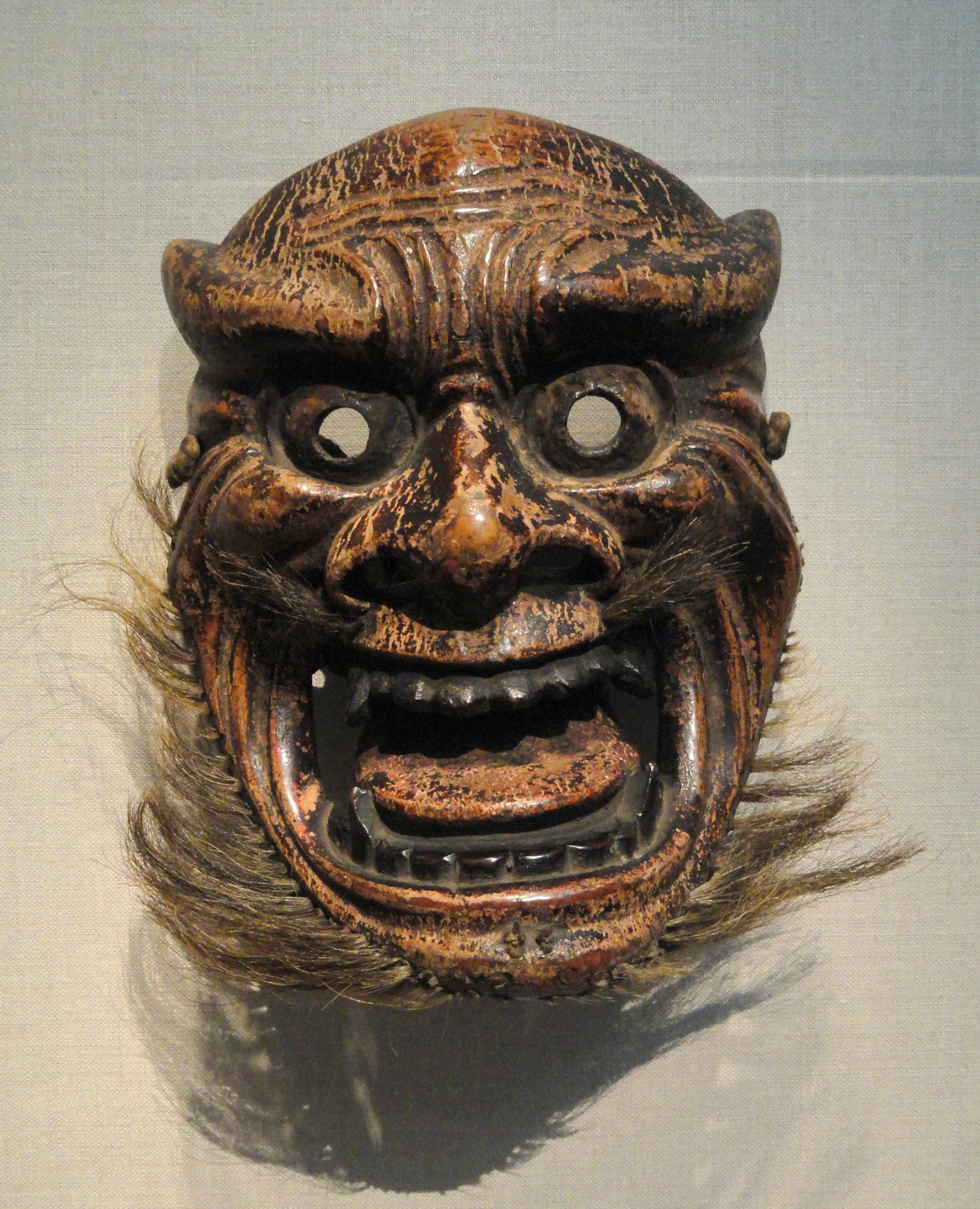Oni ritual mask — Freer Gallery, Edo period