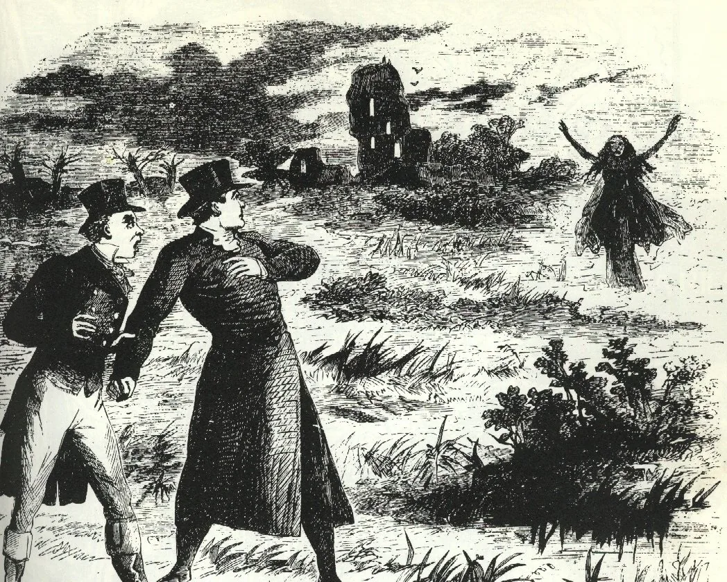 The Banshee Appears — 1862 illustration