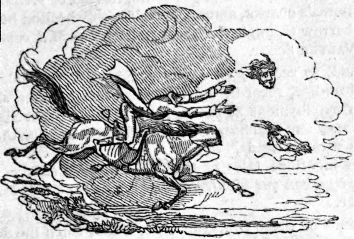 Dullahan — Croker's Fairy Legends, 1834