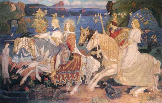 Riders of the Sidhe — John Duncan, 1911