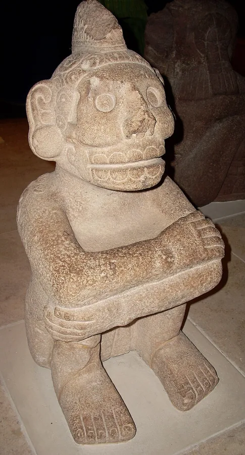 Mictlantecuhtli (deeper) — depiksi historis/artefak autentik