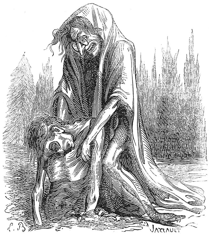 Dictionnaire Infernal (Collin de Plancy, ilustrasi Louis Le Breton 1863) — depiksi historis autentik