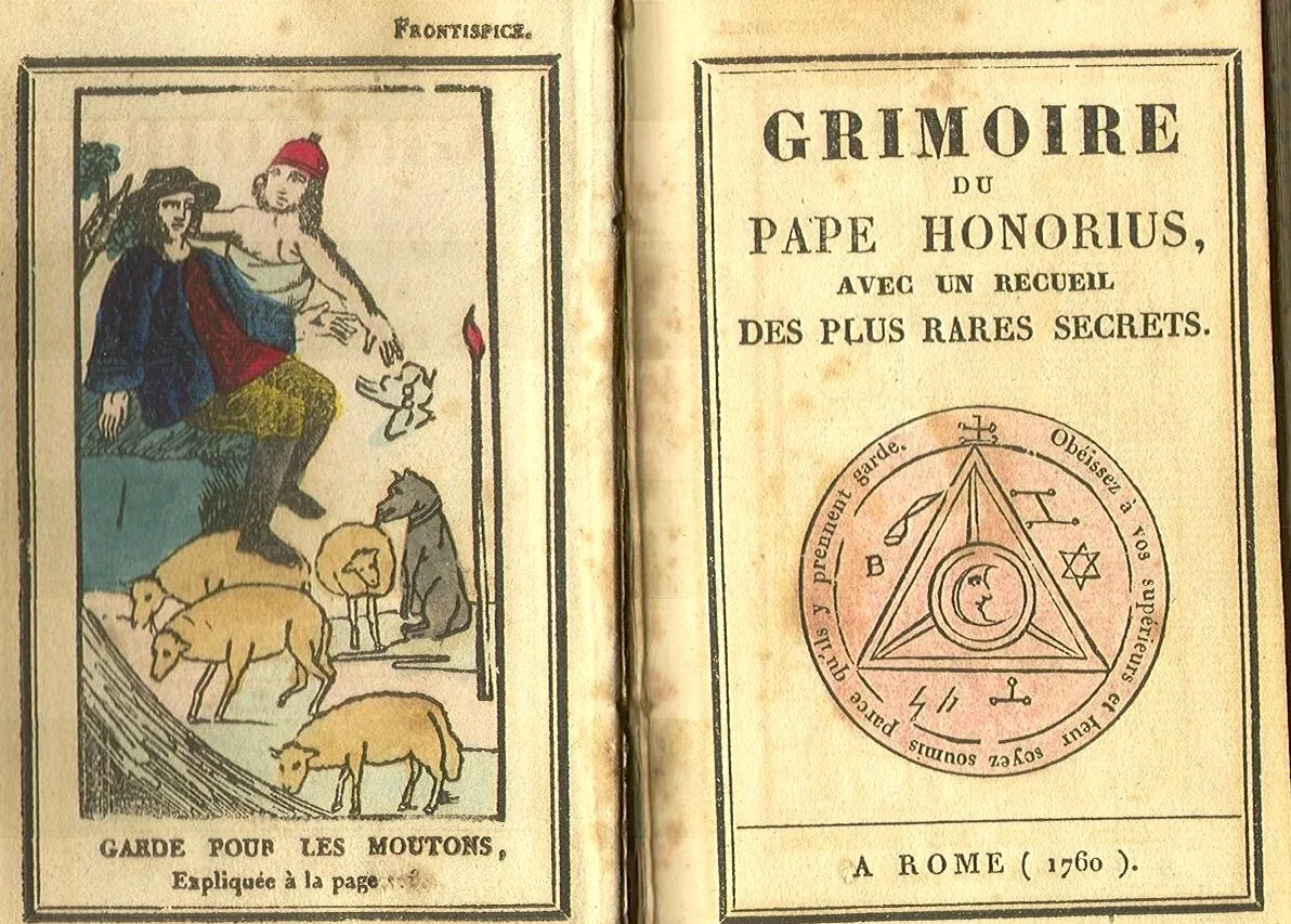 Grimoire du Pape Honorius — title page (1760)