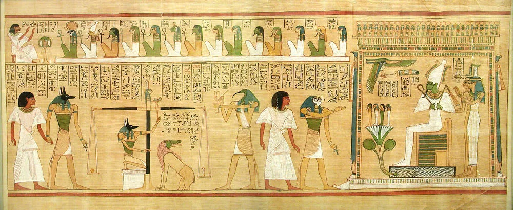 Weighing of the Heart — Papyrus of Hunefer, BM EA 9901