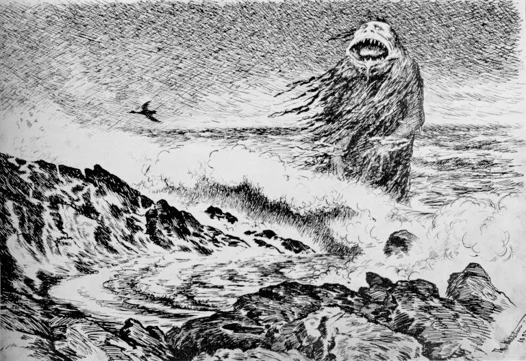 Sjøtrollet — Theodor Kittelsen, 1887