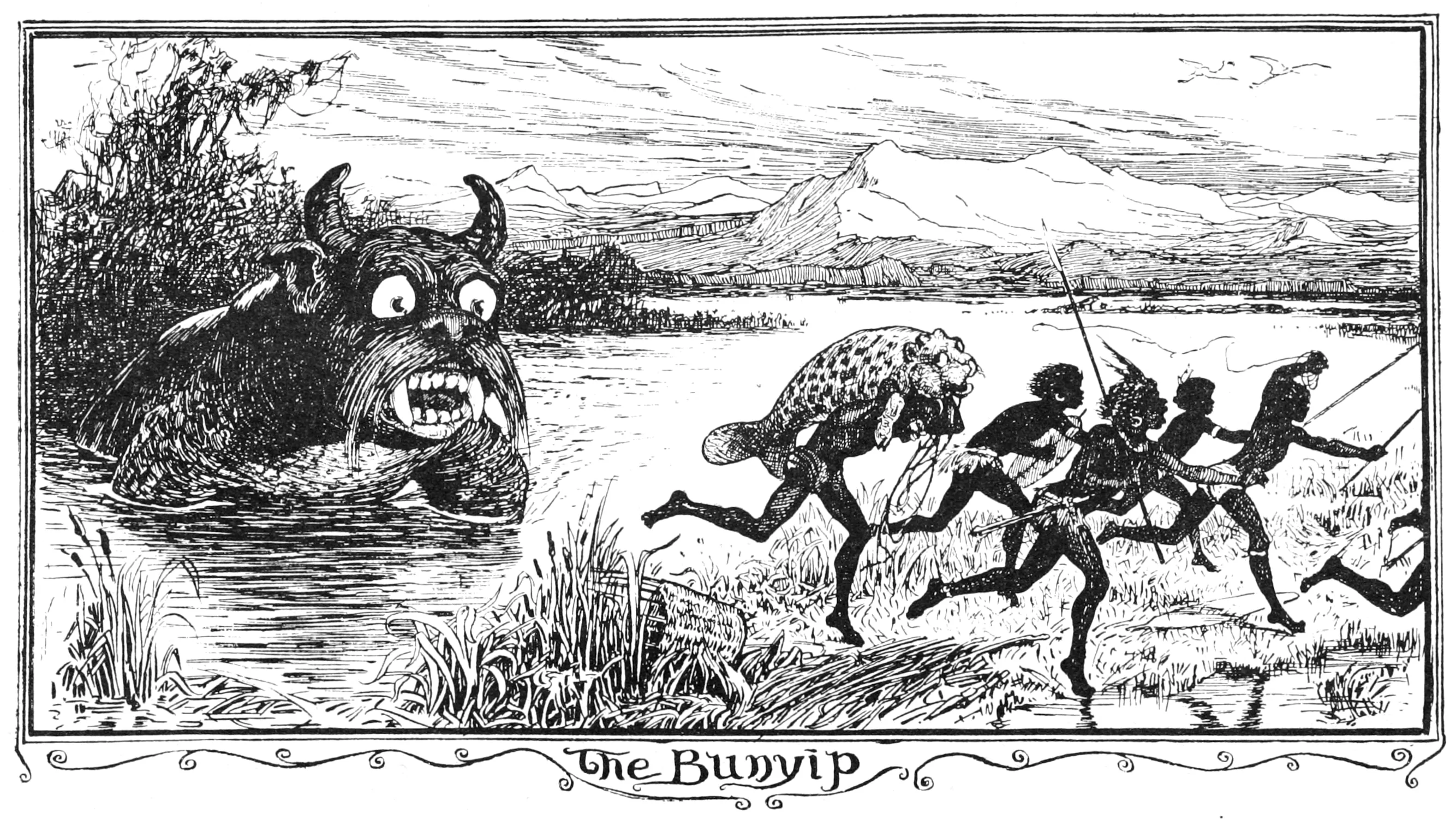 Bunyip from Brown Fairy Book